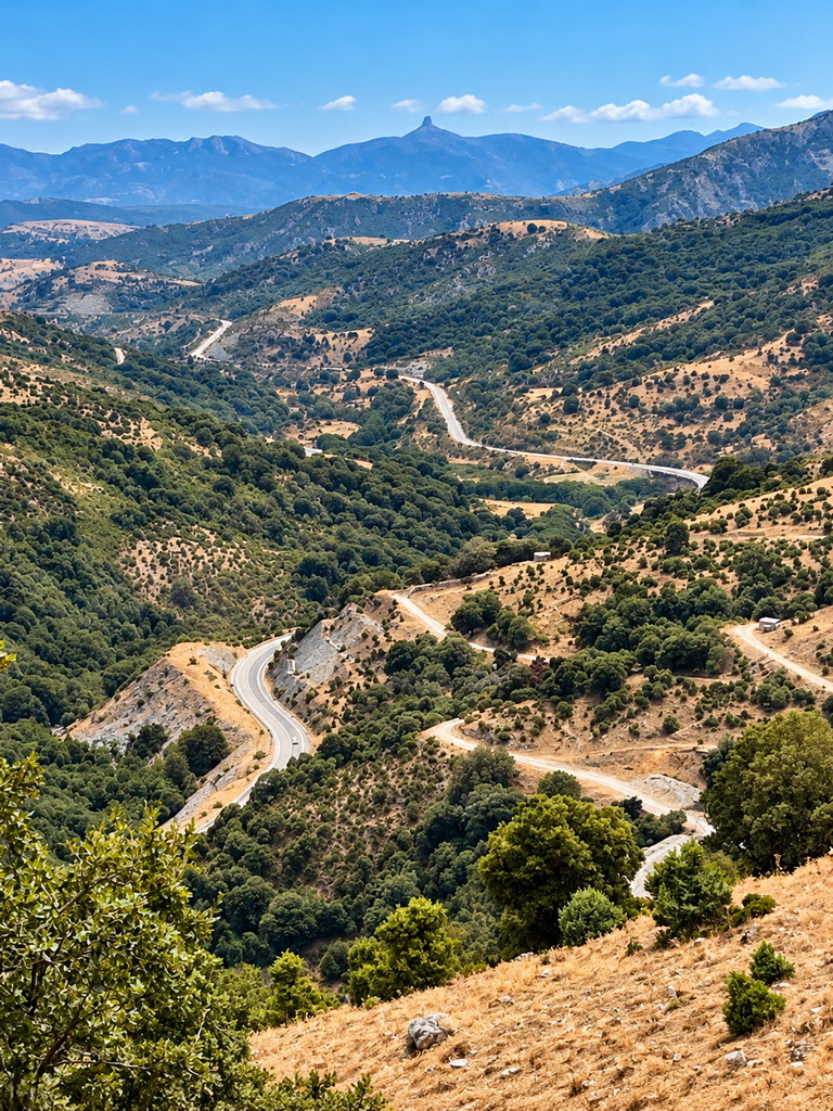 Berglandschaft der Ogliastra