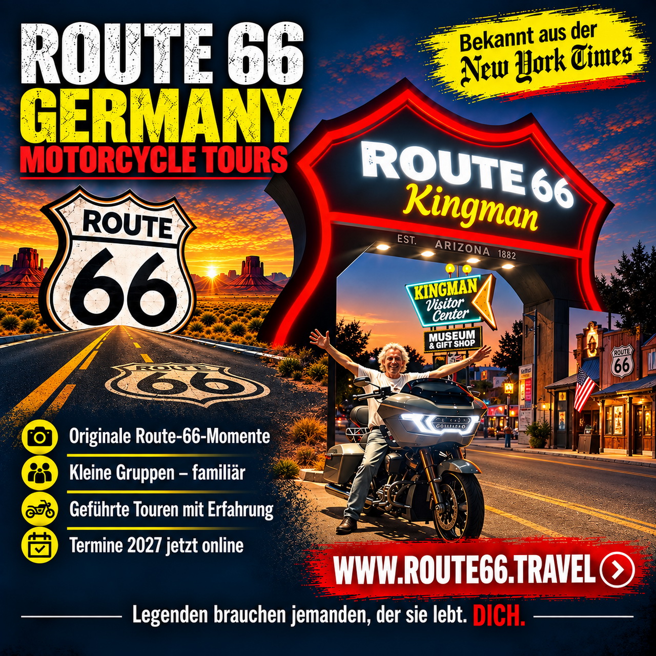 Anzeige Route 66